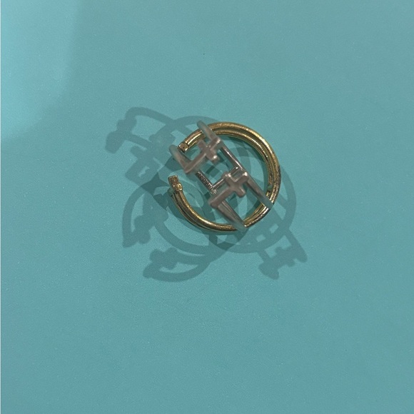 Double Cross Ring - Adjustable - listing for 2 rings - Picture 3 of 4